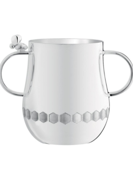 Christofle - timbales bébé métal argenté