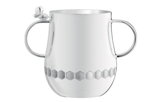 Christofle - timbales bébé métal argenté