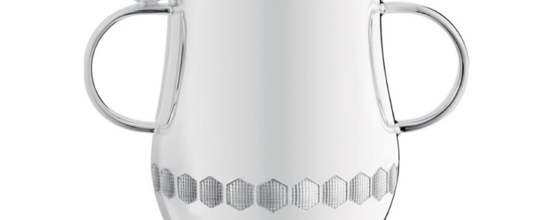 Christofle - timbales bébé métal argenté