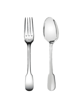 CHRISTOFLE - Coffret de 2 couverts bébé modèle cluny - Pujol maison