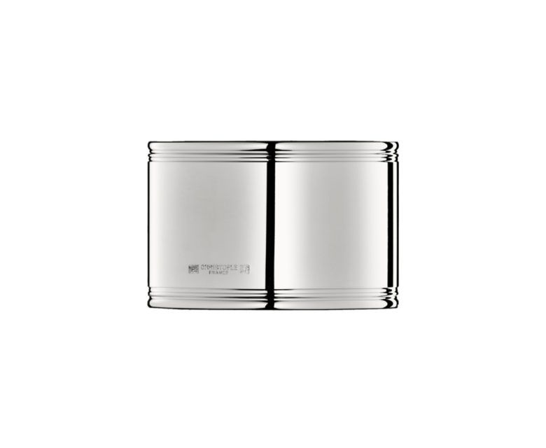 Christofle - Rond de serviette bébé modèle Cluny en argent - Pujol maison