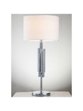 Lampe design argent Chelsea - Pujol Maison