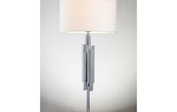 Lampe design argent Chelsea - Pujol Maison