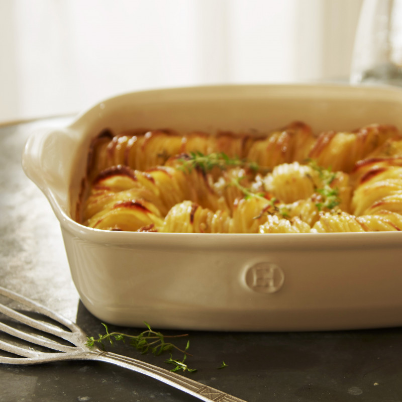 EMILE HENRY - Petit plat rectangulaire 30x19cm Argile