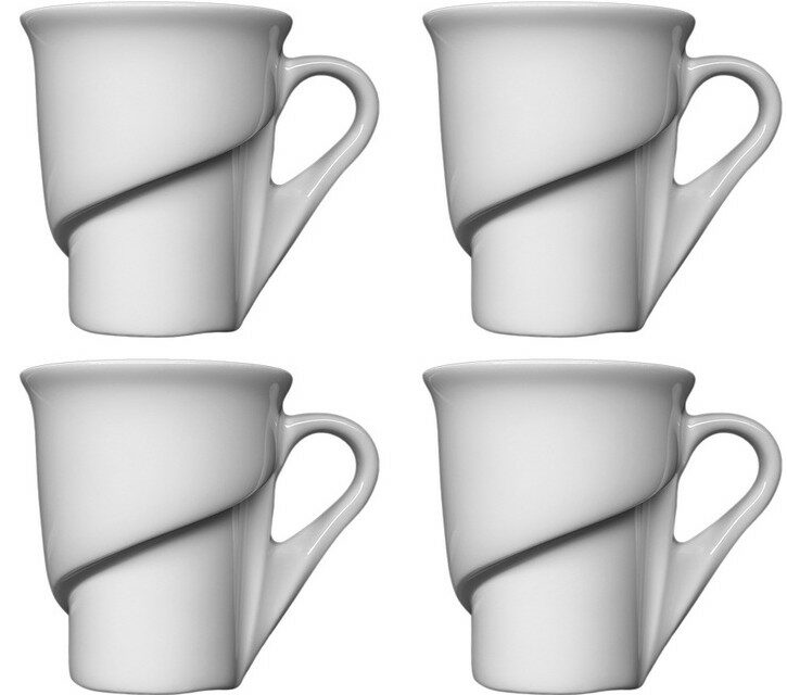 Coffret premium de 4 tasses expresso