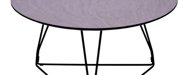 table basse bois metal