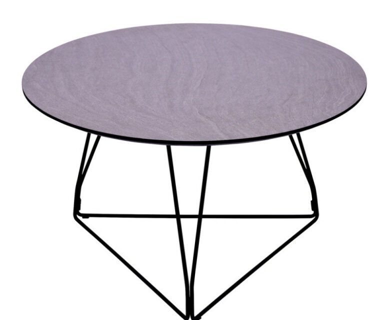 table basse bois metal