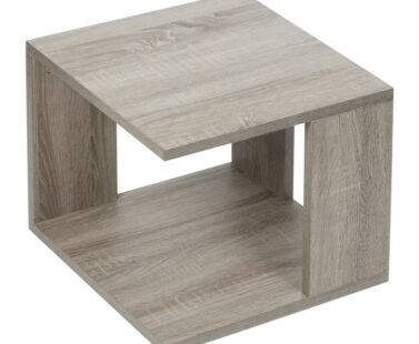 Bout de canapé carré en bois - Pujol maison