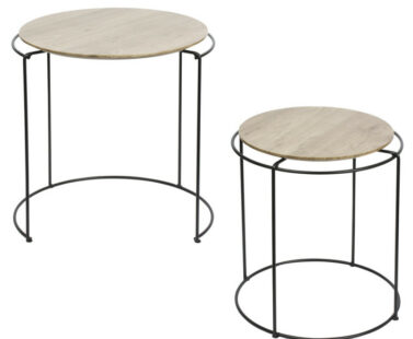 Set de 2 bouts de canapé - Pujol maison