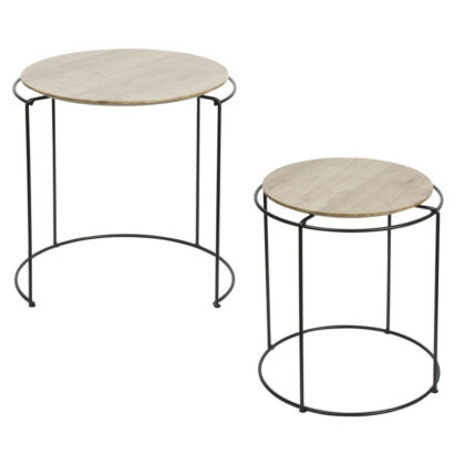 Set de 2 bouts de canapé - Pujol maison