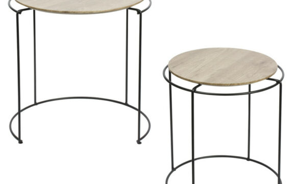 Set de 2 bouts de canapé - Pujol maison