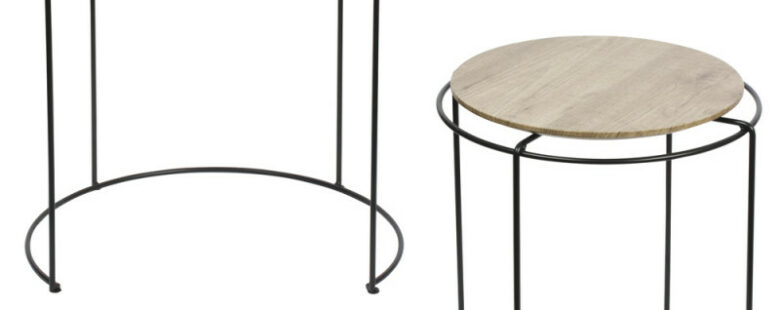 Set de 2 bouts de canapé - Pujol maison