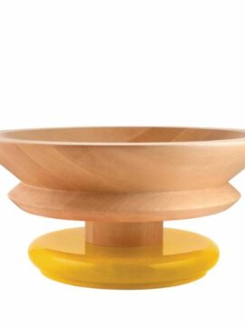 Centre de table en bois de tilleul Alessi - Pujol Maison