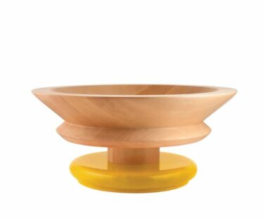 Centre de table en bois de tilleul Alessi - Pujol Maison