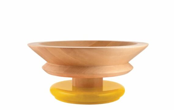 Centre de table en bois de tilleul Alessi - Pujol Maison