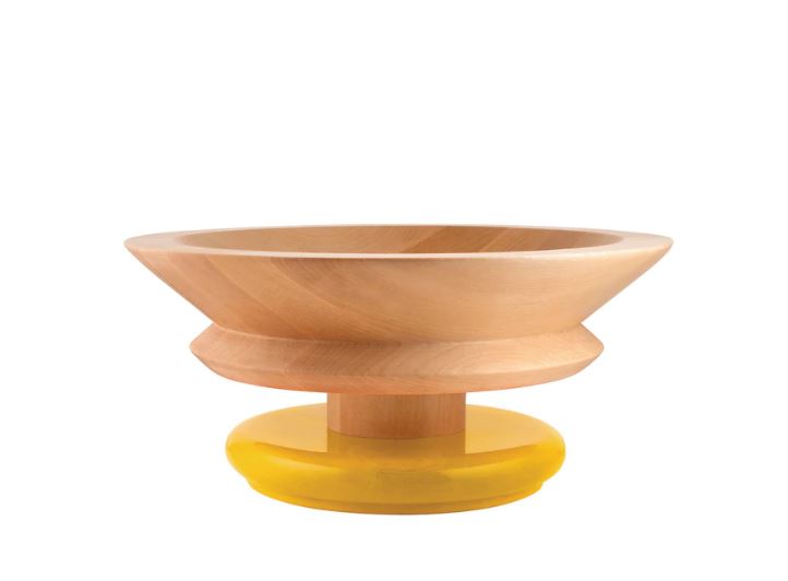 Centre de table en bois de tilleul Alessi - Pujol Maison