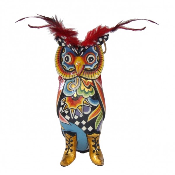 sculpture design chouette de Thomas Hoffman - Pujol maison