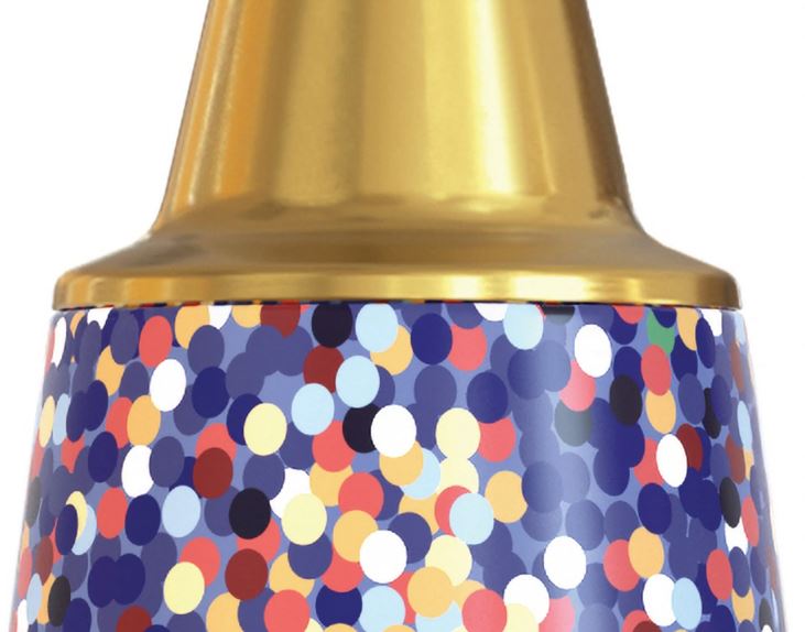 ALESSI - Vase 100% make-up Proust en or - Edition limitée