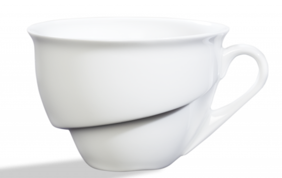 Coffret de 2 tasses à thé ou chocolat délissea