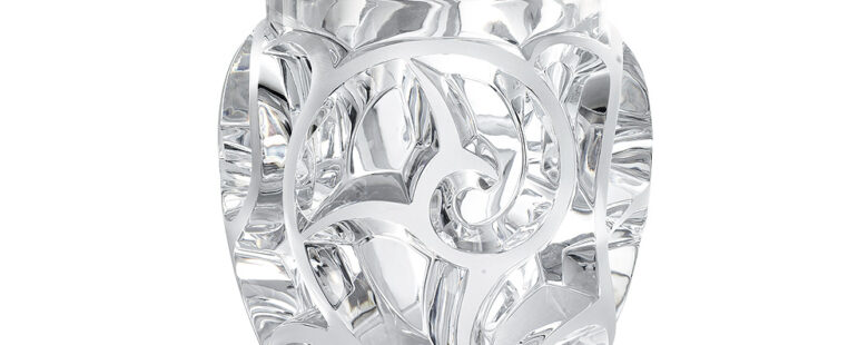 Vase tourbillons lalique- Pujol maison