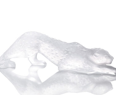 Sculpture Lalique panthère - Pujol maison