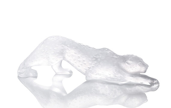 Sculpture Lalique panthère - Pujol maison