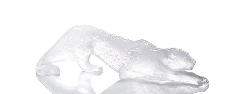 Sculpture Lalique panthère - Pujol maison