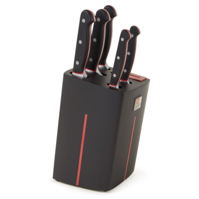 Bloc ensemble de couteaux + aiguiseur Pujol maison