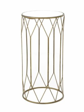 sellette ronde doré