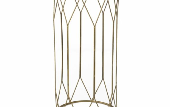 sellette ronde doré