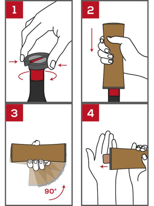 Peugeot -Tire-bouchon électrique automatique Elis reverse