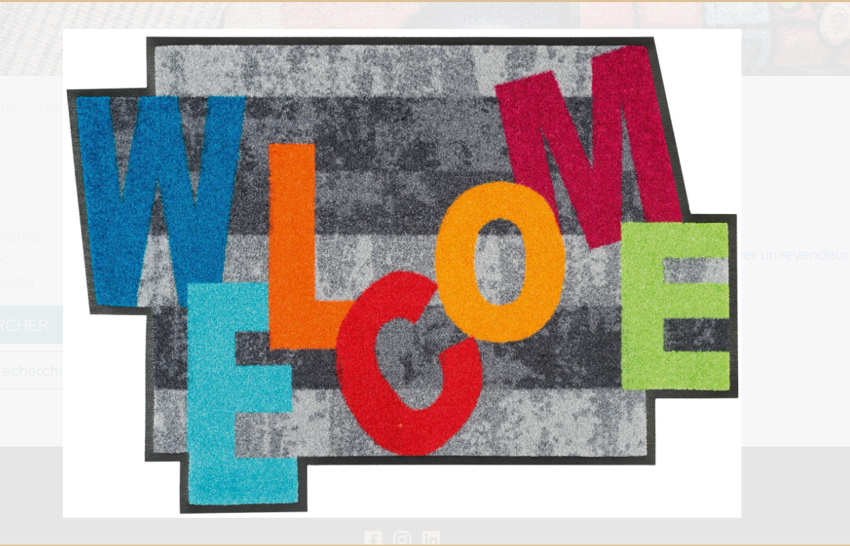 Tapis Crazy Welcome 60X85cm
