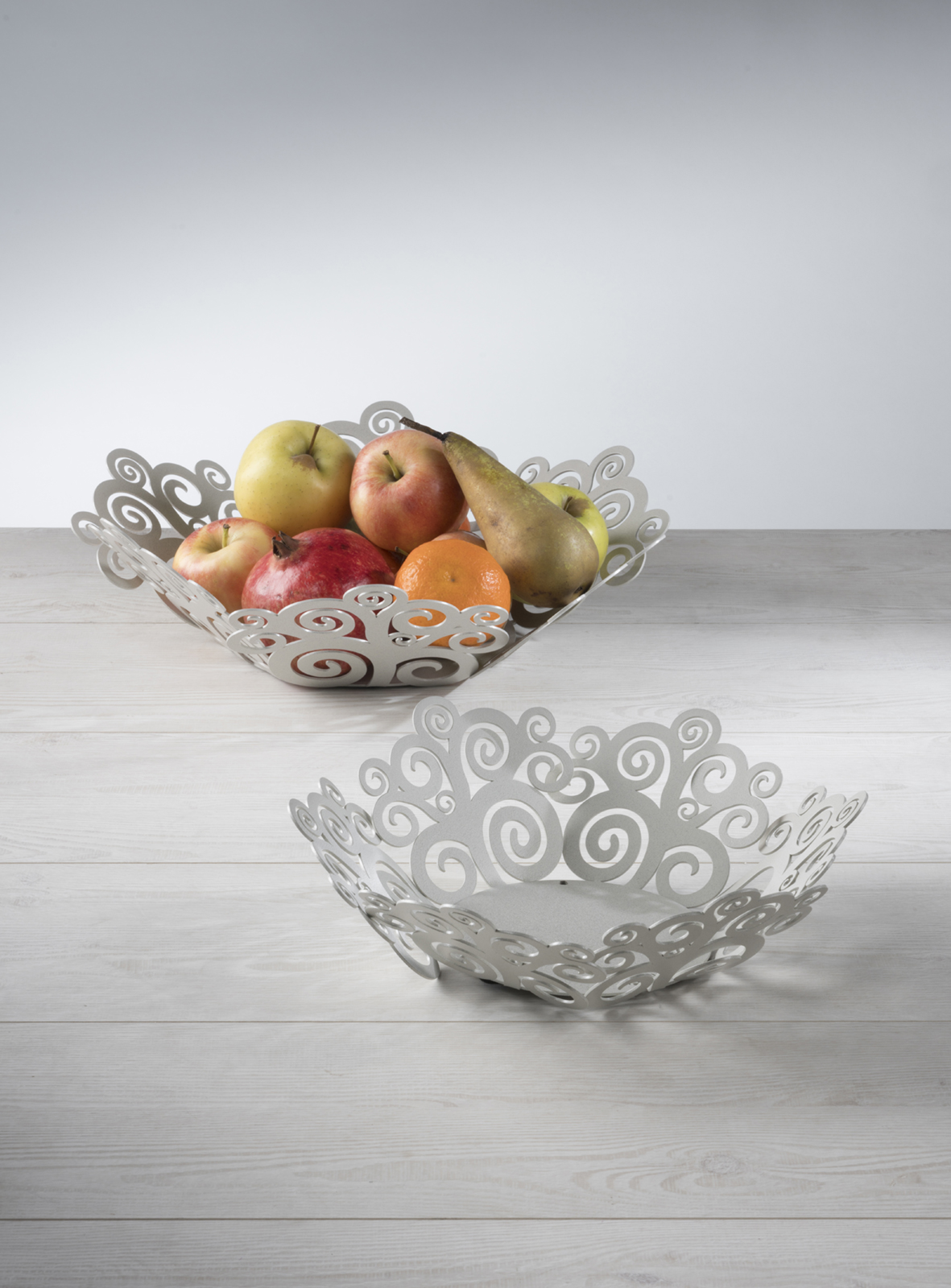 Grand centre de table albero della vita blanc