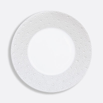 BERNARDAUD - Assiette plat 26 cm Ecume Perles - Pujol maison