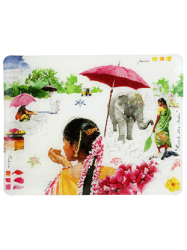 GIEN - Petit plateau acrylique 37 X 28,3 CM - Pujol maison