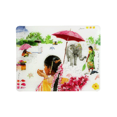 GIEN - Petit plateau acrylique 37 X 28,3 CM - Pujol maison