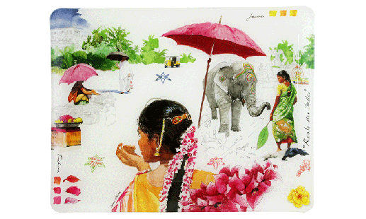 GIEN - Petit plateau acrylique 37 X 28,3 CM - Pujol maison