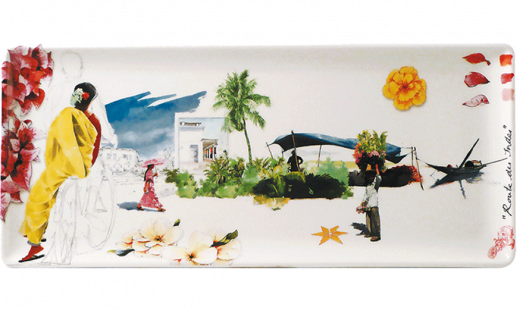 GIEN - Plat à cake route des indes - Pujol maison