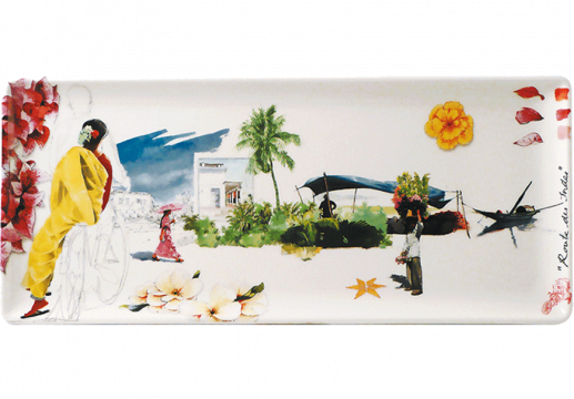 GIEN - Plat à cake route des indes - Pujol maison