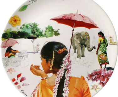 GIEN - Plat à gâteaux - Route des indes - Pujol maison