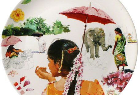 GIEN - Plat à gâteaux - Route des indes - Pujol maison