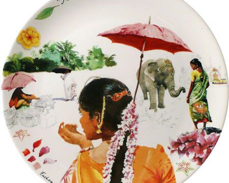 GIEN - Plat à gâteaux - Route des indes - Pujol maison