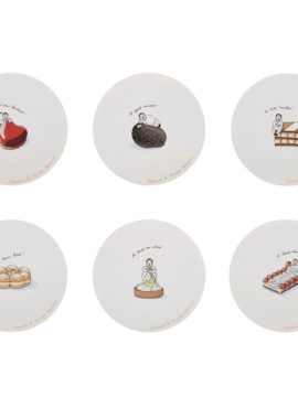 Coffret 6 assiettes à dessert 23cm Degrenne - Pujol maison