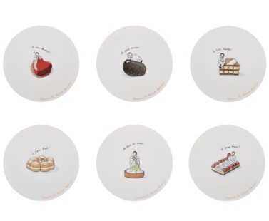 Coffret 6 assiettes à dessert 23cm Degrenne - Pujol maison