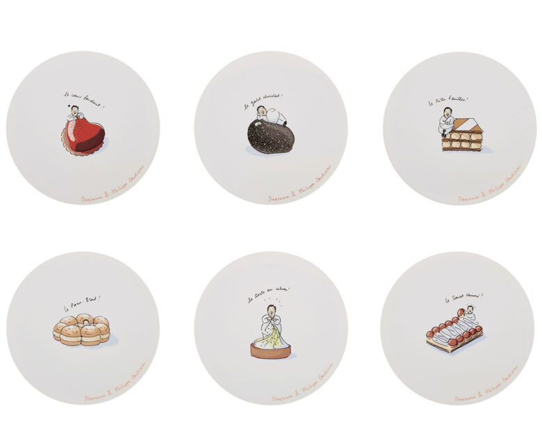 Coffret 6 assiettes à dessert 23cm Degrenne - Pujol maison