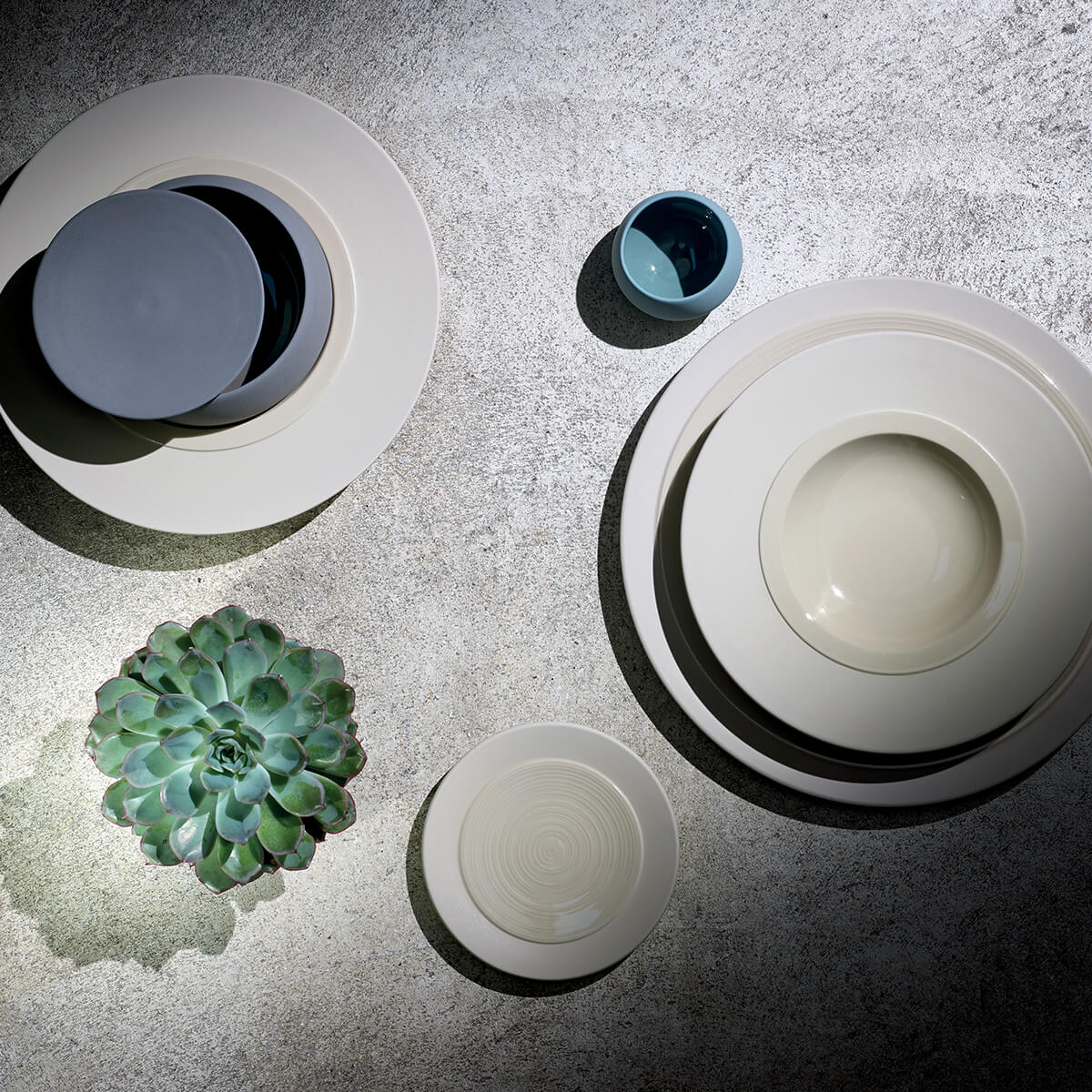 Degrenne - Assiette creuse 20cm BAHIA Dune