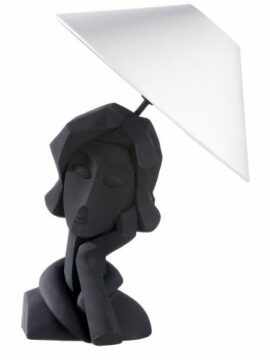 Lampe design en résine DAME - Pujol maison