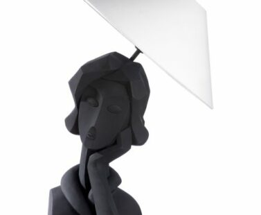 Lampe design en résine DAME - Pujol maison