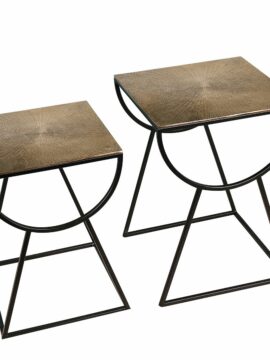 TTable d'appoint GM SQUARE en aluminium or (Copie)