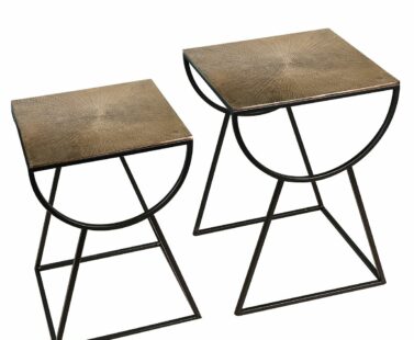 TTable d'appoint GM SQUARE en aluminium or (Copie)